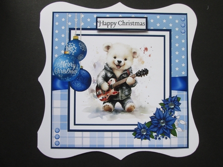 Rocking Polar Bears 8x8 Inch Quick Cards Bumper Kit  by BELINDA ABRAHAM
