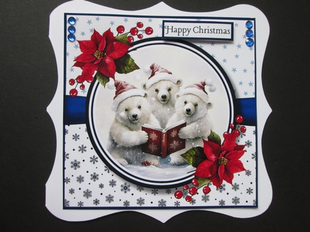 We Wish You a Merry Christmas 8x8 Inch Quick Cards Bumper Kit  by BELINDA ABRAHAM
