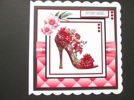 Ruby Slippers 8x8 Quick Card Bumper Kit by BELINDA ABRAHAM