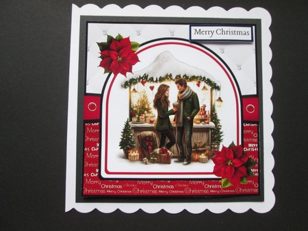 A Cosy Christmas Market 8x8 Quick Card Bumper Kit by BELINDA ABRAHAM