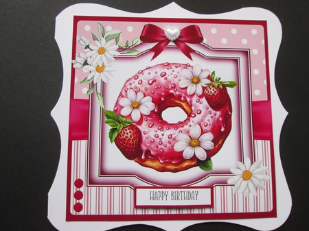 Its Strawberry Season 8x8 Quick Card Bumper Kit by BELINDA ABRAHAM