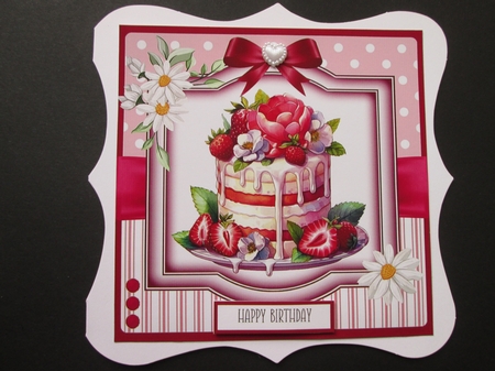 Its Strawberry Season 8x8 Quick Card Bumper Kit by BELINDA ABRAHAM