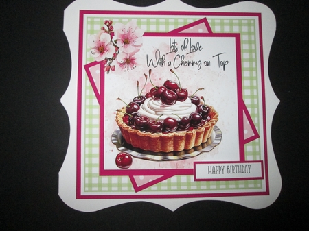 Lots of Love with a Cherry on Top 8x8 Quick Card Bumper Kit by BELINDA ABRAHAM