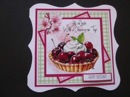 Lots of Love with a Cherry on Top 8x8 Quick Card Bumper Kit by BELINDA ABRAHAM