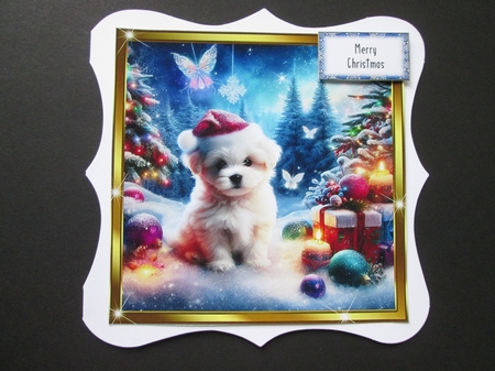 Christmas Pups 2 by BELINDA ABRAHAM