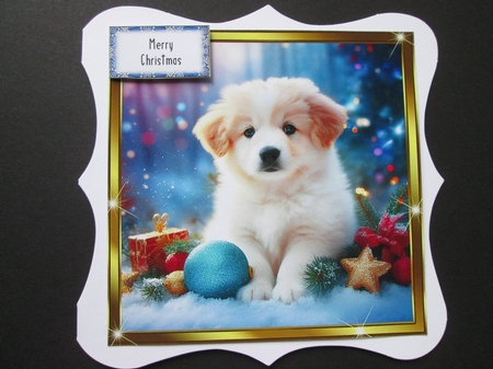 Christmas Pups 2 by BELINDA ABRAHAM