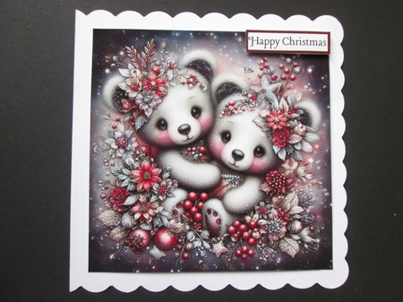 Whimsical Christmas Teddy Bears 1 by BELINDA ABRAHAM