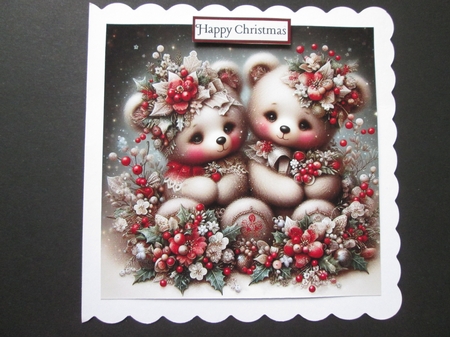 Whimsical Christmas Teddy Bears 2 by BELINDA ABRAHAM