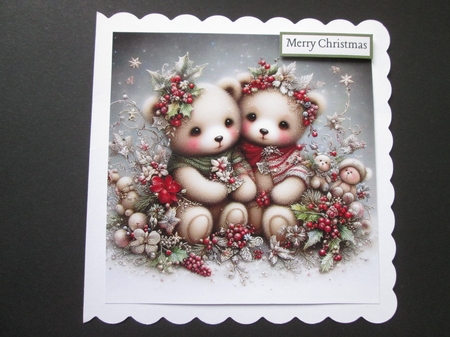 Whimsical Christmas Teddy Bears 3 by BELINDA ABRAHAM