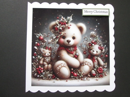Whimsical Christmas Teddy Bears 3 by BELINDA ABRAHAM