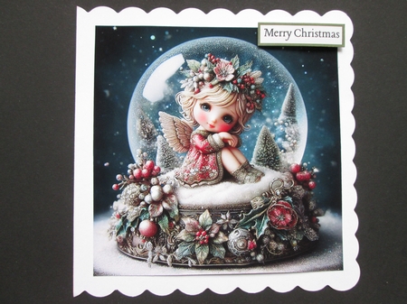 Snow Globe Angels  by BELINDA ABRAHAM