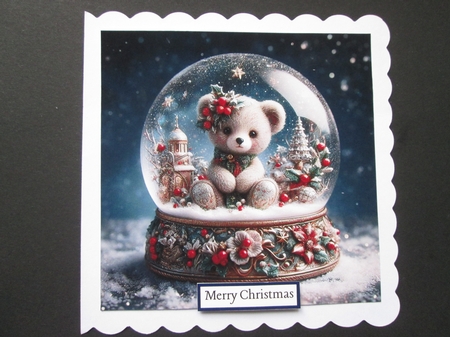 Snow Globe Teddy Bears by BELINDA ABRAHAM