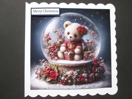 Snow Globe Teddy Bears by BELINDA ABRAHAM