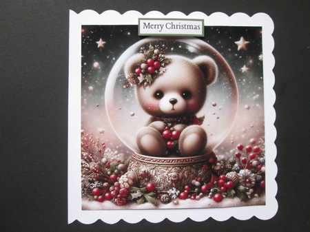Snow Globe Teddy Bears by BELINDA ABRAHAM