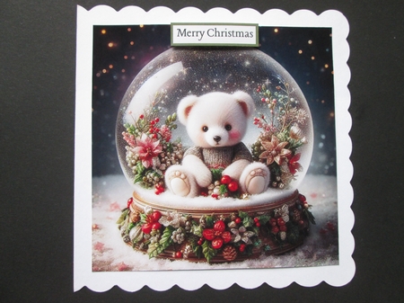 Snow Globe Teddy Bears by BELINDA ABRAHAM