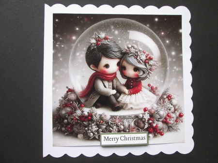 Snow Globe Couples by BELINDA ABRAHAM