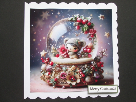  Winterwonderlands Snow Globe by BELINDA ABRAHAM
