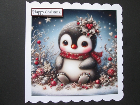 Christmas Whimsical Penguins  by BELINDA ABRAHAM