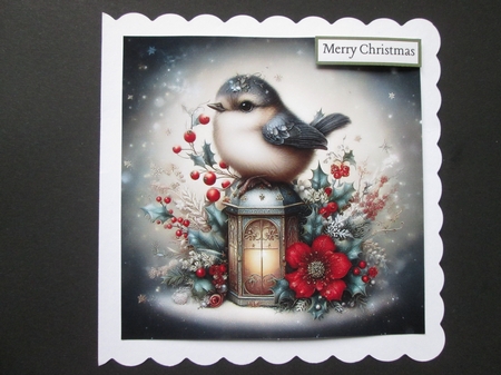 Whimsical Christmas Lantern Birds by BELINDA ABRAHAM
