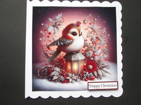 Whimsical Christmas Lantern Birds by BELINDA ABRAHAM
