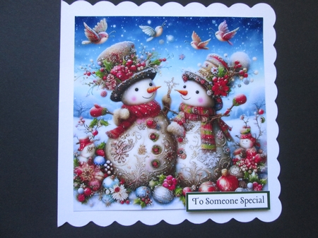 Adorable Snowmen 1 by BELINDA ABRAHAM