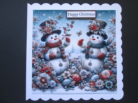 Adorable Snowmen 1 by BELINDA ABRAHAM