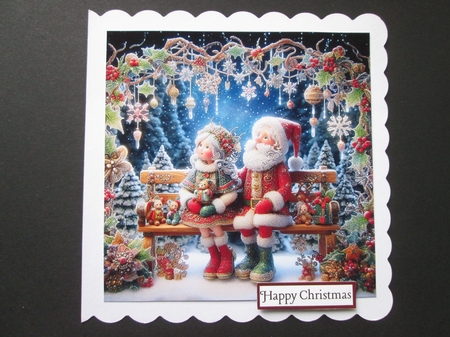 Mr & Mrs Claus  Background Kit by BELINDA ABRAHAM