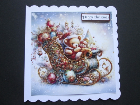 Teddy Bear Sleigh Ride by BELINDA ABRAHAM