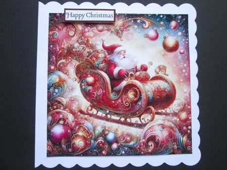 Santas Sleigh Ride by BELINDA ABRAHAM