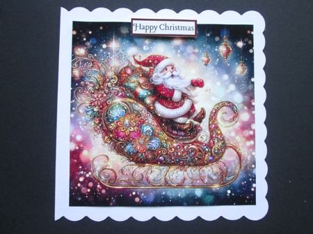 Santas Sleigh Ride by BELINDA ABRAHAM