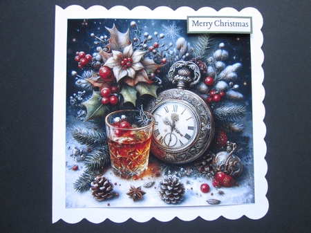 Christmas Pocket Watch and Whiskey  by BELINDA ABRAHAM