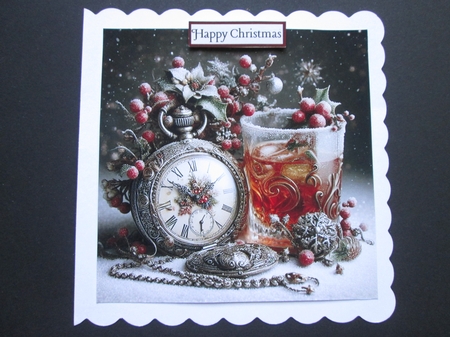 Christmas Pocket Watch and Whiskey  by BELINDA ABRAHAM