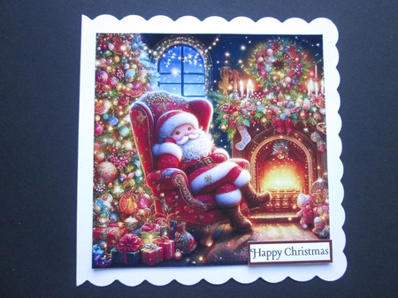 Santa Chair  by BELINDA ABRAHAM