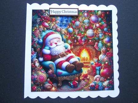 Santa Chair  by BELINDA ABRAHAM