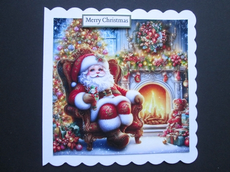 Santa Chair  by BELINDA ABRAHAM