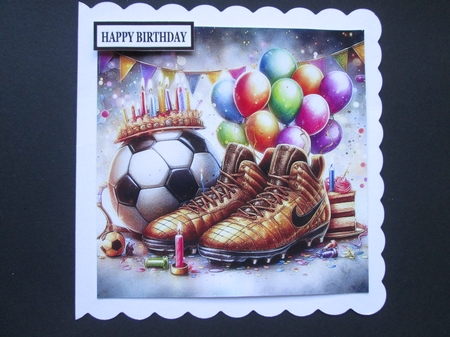 Birthday Footballs by BELINDA ABRAHAM