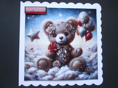 Teddy Balloons  by BELINDA ABRAHAM