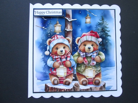 Winter Lantern Bears by BELINDA ABRAHAM