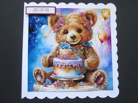 Birthday Bear by BELINDA ABRAHAM
