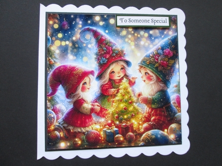 Christmas Gnome Family by BELINDA ABRAHAM