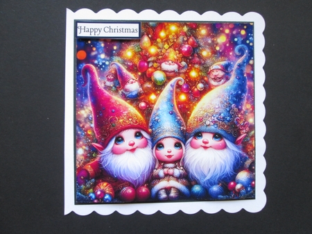 Christmas Gnome Family by BELINDA ABRAHAM