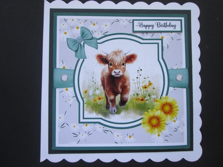 Springtime Baby Animals 8x8 Card Front Bumper Kit by BELINDA ABRAHAM