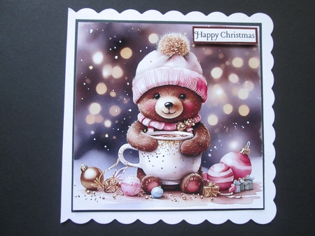 Hot Chocolate Bear by BELINDA ABRAHAM