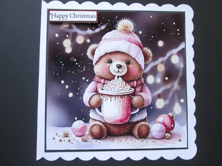 Hot Chocolate Bear by BELINDA ABRAHAM