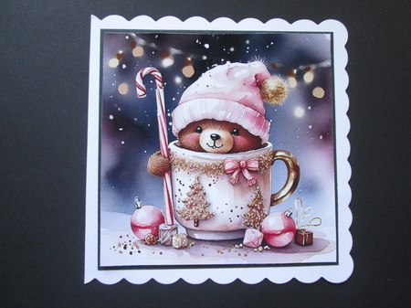 Hot Chocolate Bear by BELINDA ABRAHAM
