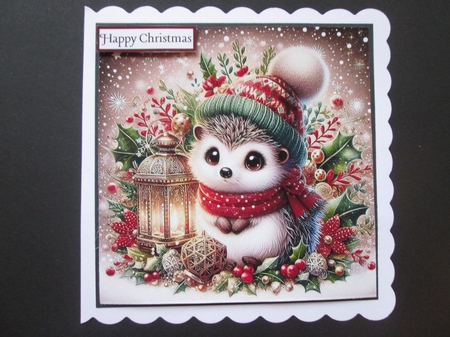 Whimsical Christmas Headgie Lantern by BELINDA ABRAHAM