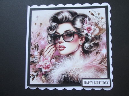 Retro Lady 1 by BELINDA ABRAHAM