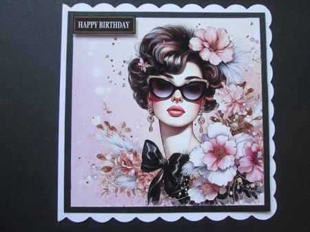 Retro Lady 1 by BELINDA ABRAHAM