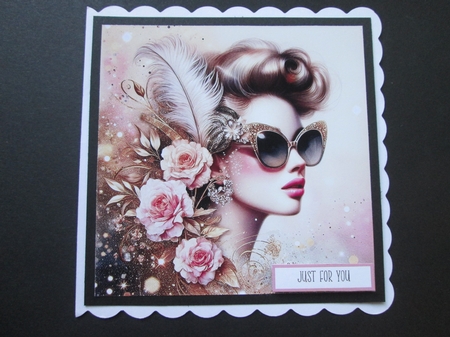 Retro Lady 1 by BELINDA ABRAHAM