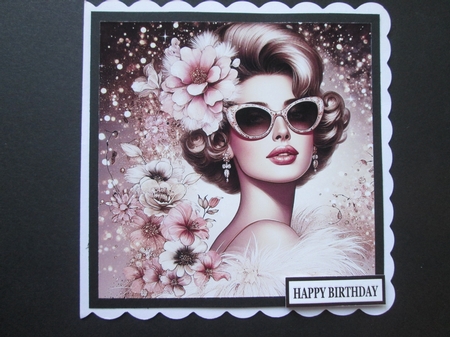 Retro Lady 1 by BELINDA ABRAHAM